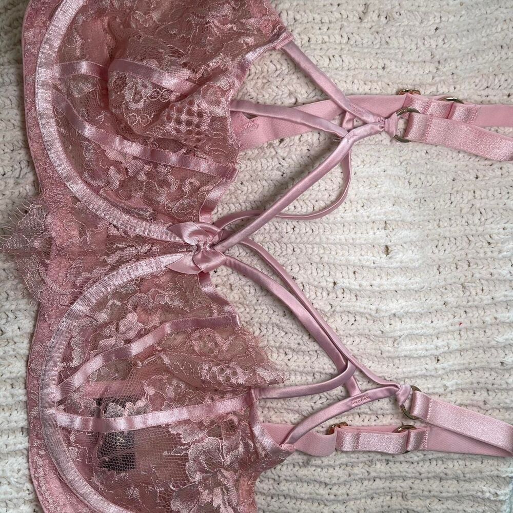 Honey-birdette Women's Pink Bra